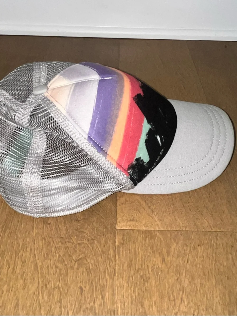 Patagonia Snap Back Trucker Mesh Hat Mountains Adjustable Cap